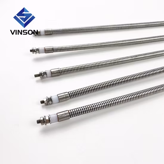 Réchauffeur de collecteur flexible tubulaire pour éléments chauffants