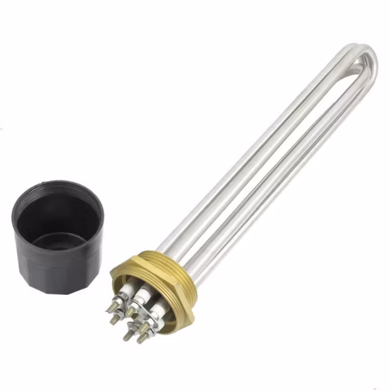 3kw 4kw 6kw 10kw chauffe-réservoir tubulaire à immersion à bride électrique en acier inoxydable