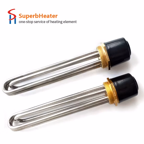 DN100 2.5kw Eau Pétrole Gaz Tubulaire Immersion Type Chaudière Circulation Chauffe-Processus pour Industriel